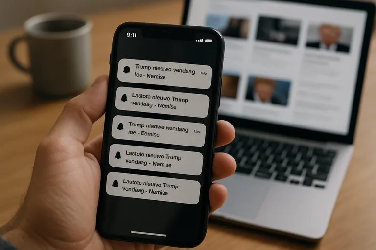 Praktisch: zo volg je Trump nieuws vandaag live zonder iets te missen